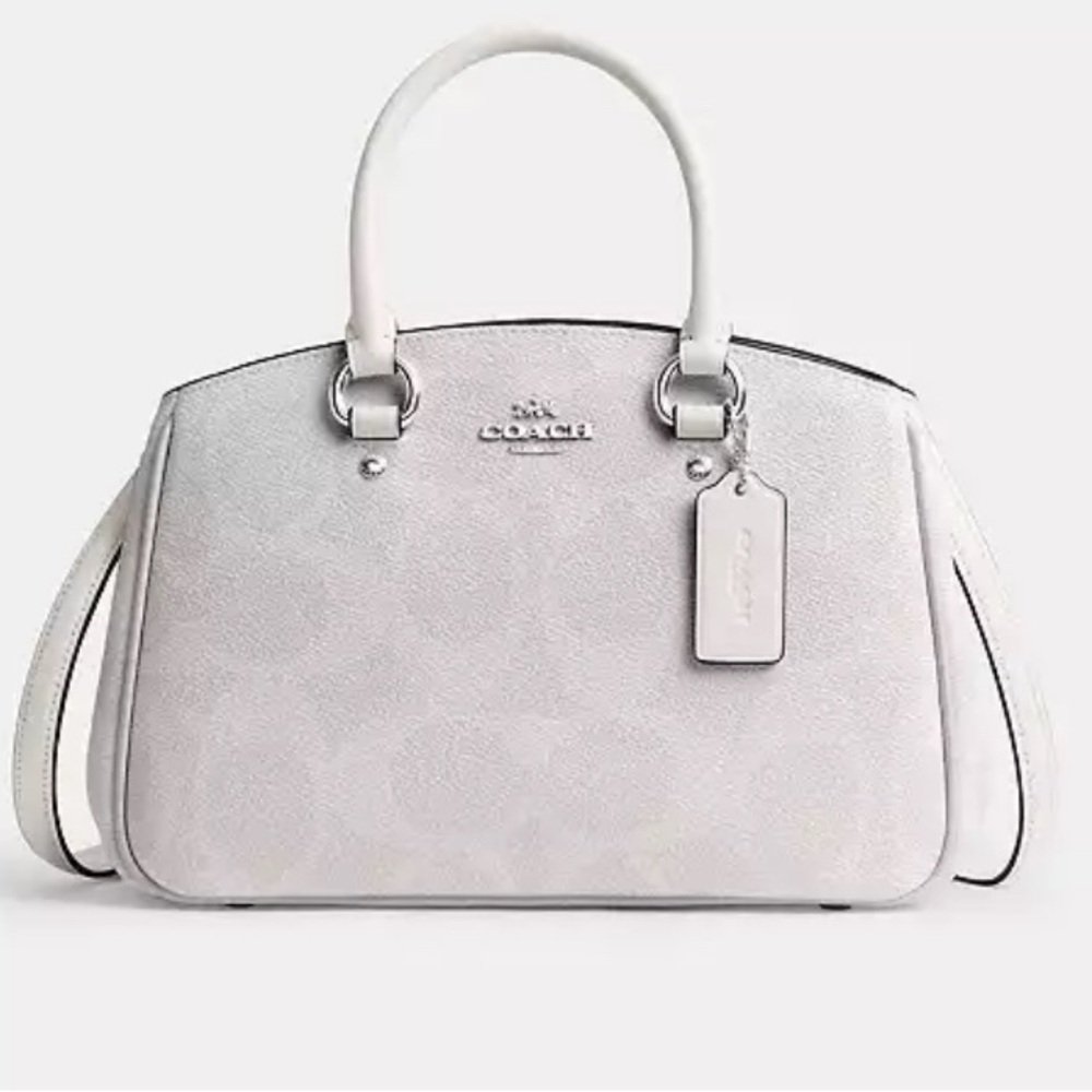 Coach Savannah Small Carryall Bag Satchel bag 🤍